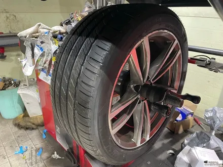 BMW 7시리즈 740d 미쉐린 사계절 타이어교체 했습니다 / 서울 강서구 화곡동