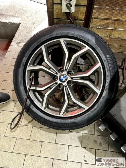 BMW X3 출고형 피렐리 런플랫 타이어 245 50 19 교체 / 서울 강서구 화곡동