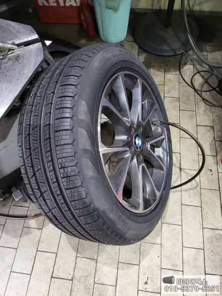 BMW X5 타이어는 안전하게 런플랫 타이어로 교체 / 서울 강서구 화곡동