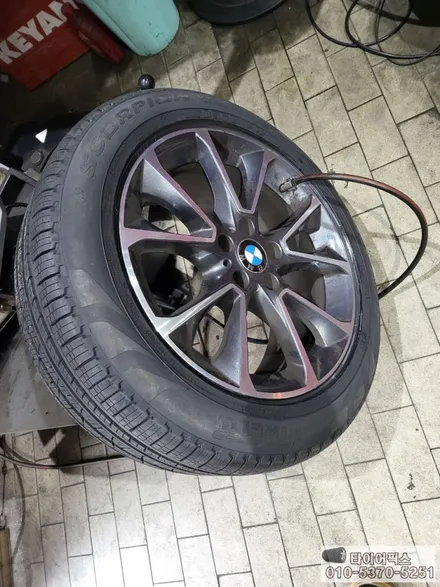 BMW X5 타이어는 안전하게 런플랫 타이어로 교체 / 서울 강서구 화곡동