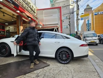 벤츠 GT 43amg 한국 윈터타이어 아이셉트 교체 보관 / 서울 강서구