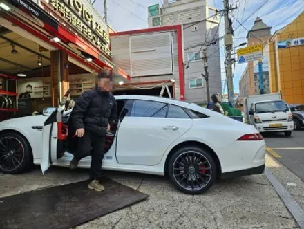 벤츠 GT 43amg 한국 윈터타이어 아이셉트 교체 보관 / 서울 강서구