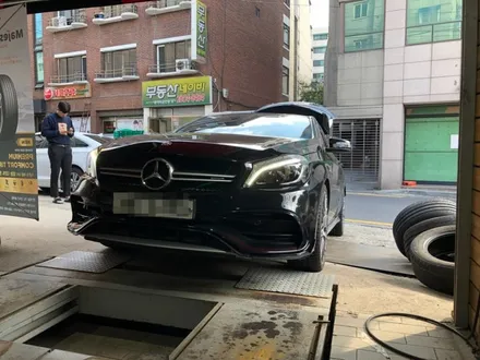 벤츠 A45AMG 금호 윈터타이어 20인치 윈터크레프트 WP72 교체 예약 / 서울 강서구 화곡동
