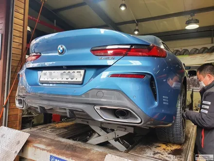 BMW 8시리즈 840I 겨울철 미쉐린 윈터타이어 장착으로 안정감을 찾다. / 서울 강서구 화곡동