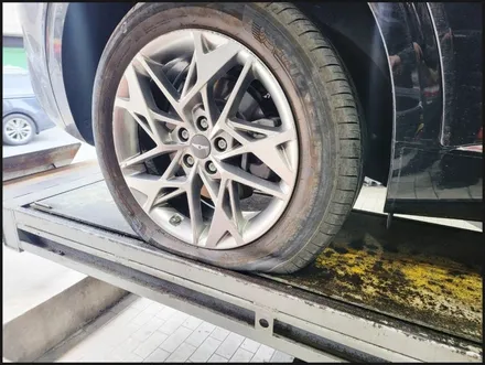 제네시스 gv70 타이어 235 55 19 미쉐린 타이어 장착 / 서울 강서구 화곡동