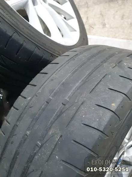 김포 수입타이어 전문점 bmw118d 브릿지스톤 re003 17인치 타이어교체 / 서울 강서구 화곡동