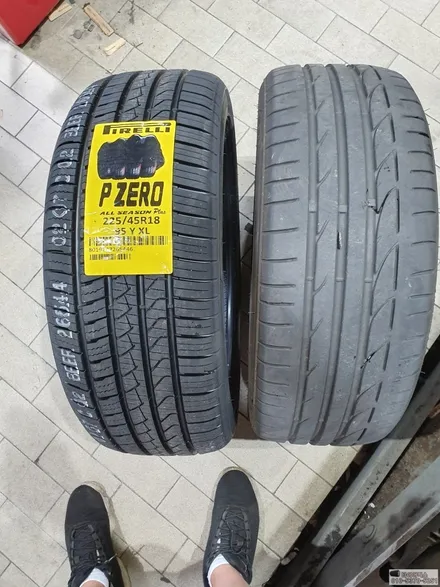 BMW 3시리즈 330I 타이어교체 225 45 18 , 255 40 18 피렐리피제로올시즌 / 서울 강서구 화곡동