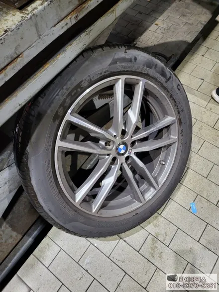 bmw x3 순정 타이어 브리지스톤 아렌자 245 50 19 장착하다 / 서울 강서구 화곡동