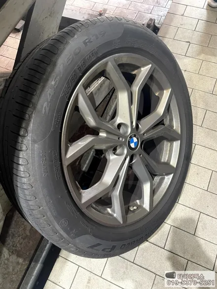 BMW X3 출고형 피렐리 런플랫 타이어 245 50 19 교체 / 서울 강서구 화곡동