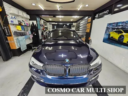 BMW 530I 크레용(차크 그레이)고광택 전체랩핑 / 부산,해운대구