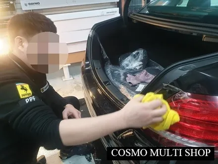 해운대PPF 부산PPF 벤츠E300 코스모 레이노썬팅 해운대썬팅 부산썬팅 / 부산,해운대구