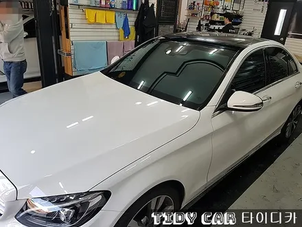 부산신차검수 벤츠C클래스 크로마R9 타이디카 부산PPF 해운대PPF 해운대썬팅 해운대신차검수 / 부산,해운대구
