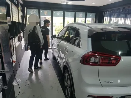 부산신차검수 타이디카 니로 레이노썬팅 크로마R9 해운대 신차패키지 반사필름 R9 / 부산,해운대구