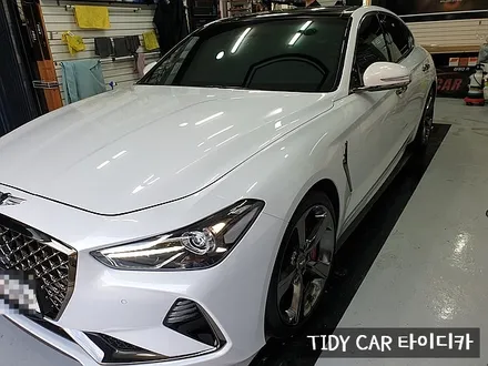 제네시스G70 레이노 크로마R9 썬팅 시공 타이디카 부산PPF 해운대PPF BMW 벤츠 / 부산,해운대구