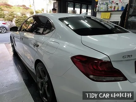 제네시스G70 레이노 크로마R9 썬팅 시공 타이디카 부산PPF 해운대PPF BMW 벤츠 / 부산,해운대구