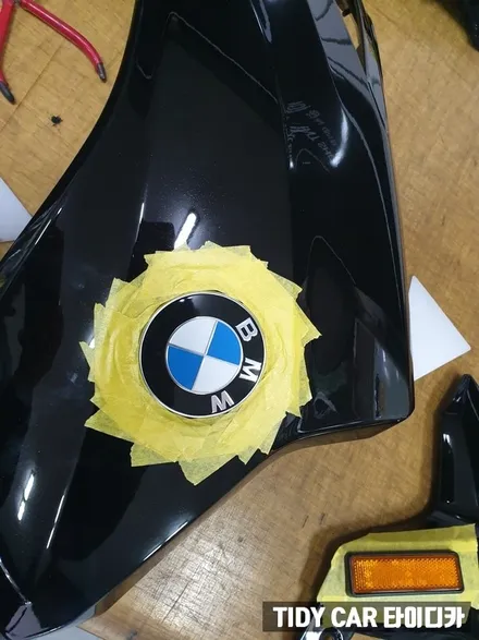 부산랩핑 오토바이 바이크 BMW 타이디카 부산PPF 해운대PPF 레이노썬팅 / 부산,해운대구
