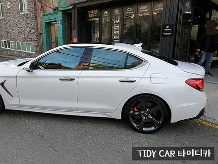 제네시스G70 레이노 크로마R9 썬팅 시공 타이디카 부산PPF 해운대PPF BMW 벤츠 / 부산,해운대구