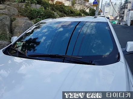 부산 크로마R9 R7 타이디카 레이노썬팅 반사필름 신차검수 / 부산,해운대구