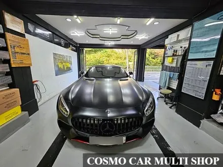 벤츠AMGGT 고광택 사틴블랙 전체랩핑 / 부산,해운대구