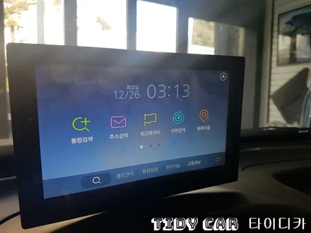 부산썬팅 레이노썬팅 타이디카 해운대 SM3 후방카메라 네비게이션 / 부산,해운대구