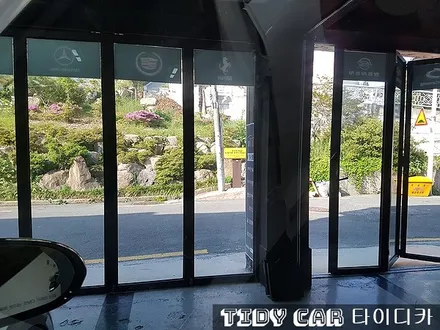 부산신차검수 타이디카 니로 레이노썬팅 크로마R9 해운대 신차패키지 반사필름 R9 / 부산,해운대구