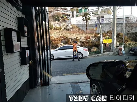 부산신차검수 레이노R9 타이디카 크로마 반사필름 PPF S600벤츠 / 부산,해운대구