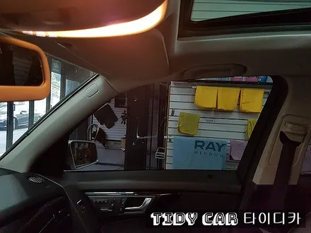 부산신차검수 타이디카 부산PPF 벤츠GLK220 레이노썬팅S9전체시공 레이노썬팅 레이노반사 / 부산,해운대구