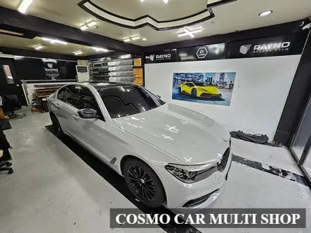 BMW 530I 크레용(차크 그레이)고광택 전체랩핑 / 부산,해운대구