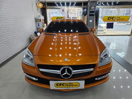 인천랩핑 벤츠SLK 오렌지컬러로 색상변경!! / 인천 부평동