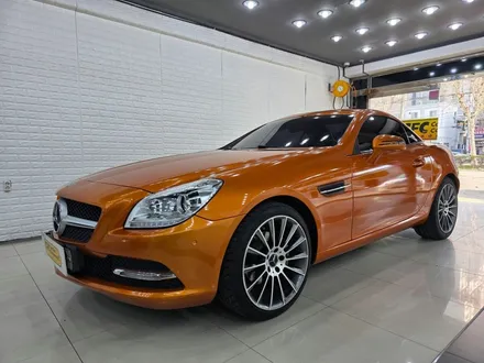 인천랩핑 벤츠SLK 오렌지컬러로 색상변경!! / 인천 부평동
