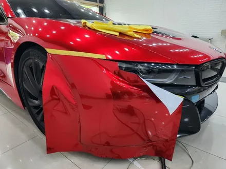 인천랩핑 bmw i8 랩핑 재시공으로 옷갈아 입었습니다! / 인천 부평동