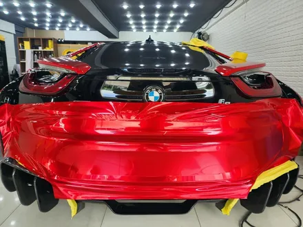 인천랩핑 bmw i8 랩핑 재시공으로 옷갈아 입었습니다! / 인천 부평동