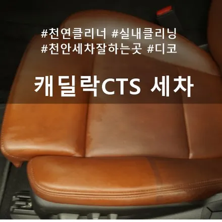 캐딜락 CTS 세차 :: 천안 손세차도 역시 천안 디코가 깔끔하게 잘합니다! / 천안시 동남구 신방동
