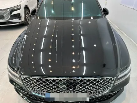 제네시스 G80  보닛 단품 시공  :: 재도장한 도장면에도 ppf 시공 천안 디코 / 천안시 동남구 신방동