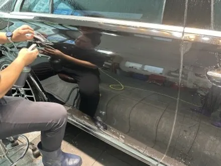 안성 PPF S450 스크래치를 막기도 하고 숨기기도 함. 근접 촬영 사진으로 보고합니다! / 천안시 동남구 신방동
