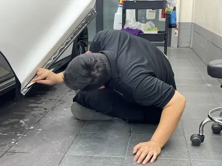 맥라렌 GT 운전석 도어 재시공 :: 천안 슈퍼카 전체 ppf 후 찍힘으로 인해 도어 재시공 / 천안시 동남구 신방동