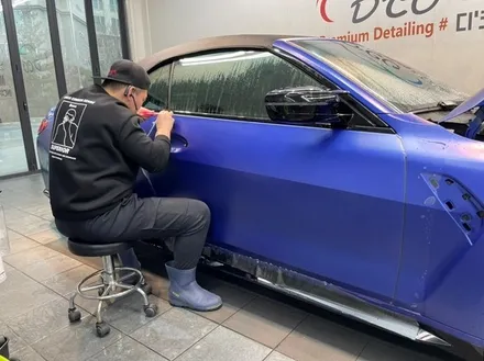 BMW M4 컴페티션 컨버터블 :: 천안 디코 전체 무광 PPF (m4 competition xdrive convertible full matt ppf) / 천안시 동남구 신방동
