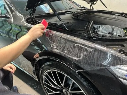 안성 PPF S450 스크래치를 막기도 하고 숨기기도 함. 근접 촬영 사진으로 보고합니다! / 천안시 동남구 신방동