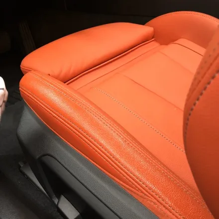 BMW z4 마그마 레드 UG 가죽 코팅 :: 유색 가죽 시트에는 필수입니다~ / 천안시 동남구 신방동