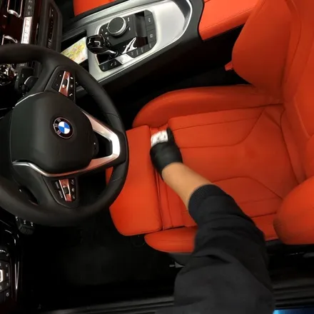 BMW z4 마그마 레드 UG 가죽 코팅 :: 유색 가죽 시트에는 필수입니다~ / 천안시 동남구 신방동
