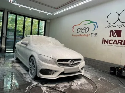 벤츠 C200 카브리올레 소프트탑 코팅&세차 :: 지테크닉I1 천안소프트탑코팅 디코 / 천안시 동남구 신방동