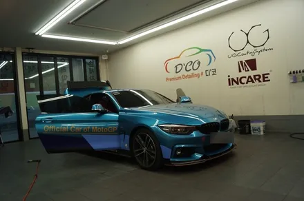 BMW 430i 유막 제거, 유리막 관리 :: 유리막 코팅 관리도 디코에서 하세요~ / 천안시 동남구 신방동