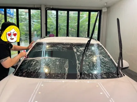 제네시스 GV60 보닛, 필러, 생활보호 패키지 ppf :: 세종 ppf 전기차 ppf 천안 디코 / 천안시 동남구 신방동