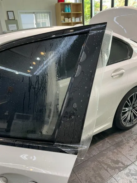 BMW 320i PPF :: 헤드라이트, B필러, 트렁크, 엣지 ppf / 천안시 동남구 신방동