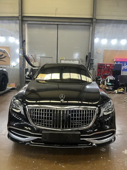 벤츠 S클래스 W222 마이바흐 투톤 Maybach 듀오톤 duo ton CYS Film Light Champagne Gold 라이트샴페인골드 랩핑 안산 / 경기 안산