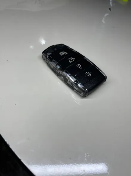 제네시스 G70 G80 EQ900 G90 차키 랩핑 홀로그램 포지드 카본 작업 안산 / 경기 안산