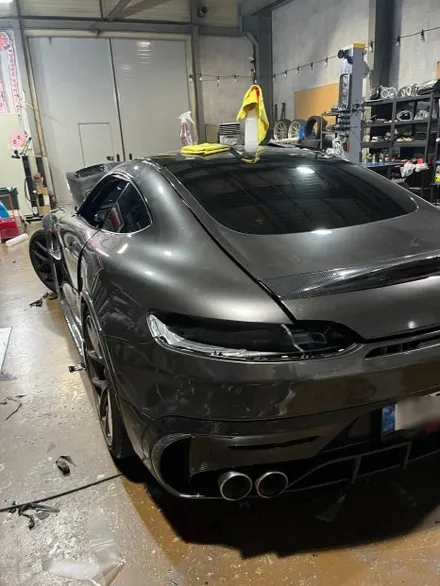 벤츠 AMG GT63s Black Series 블랙시리즈 전체 제거 및 전체랩핑 CYS Graphite 안산 / 경기 안산
