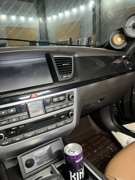 제네시스 G80 대시보드 메꿈작업 및 랩핑 작업 안산 / 경기 안산