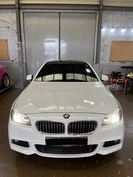 BMW F10 520d PET 피아노블랙 고광택 블랙 루프스킨 랩핑 작업 안산 / 경기 안산