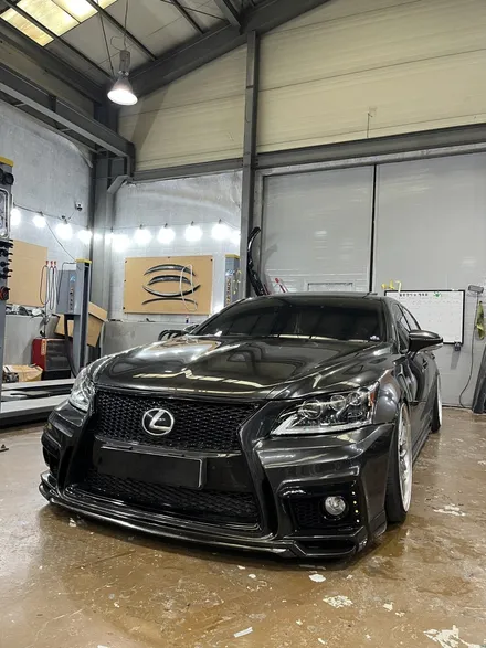 Lexus LS460L 튜닝카 잡디자인 바디킷 전체랩핑 CYS Film Tungsten 컬러 안산 / 경기 안산